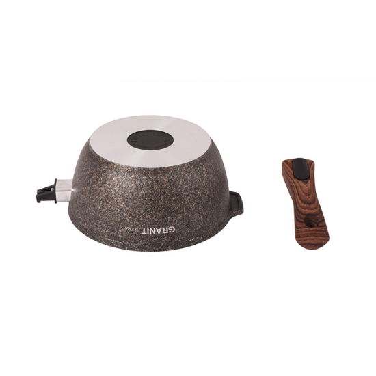 Ковш 2,2л со съемной ручкой, стекл крышка, АП линия Granit Ultra (original) кго0225а Ковш 2,2л со съемной ручкой, стекл крышка, АП линия Granit Ultra (original) кго0225а