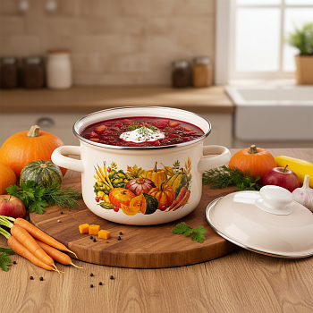 Кастрюля 1,5 литра (Осенний карнавал) (С-1608АП2/4Жм) 