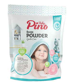 Порошок мыльный детский 800гр (автомат) Baby Pino (синяя упаковка)