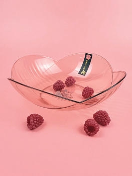 Миска "Цветок" (пластик) цвет микс OLS-033А-38