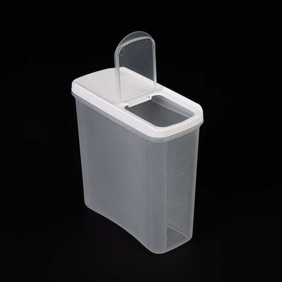 Емкость для сыпучих продуктов "Лайн" 2л (белый) М9005 Емкость для сыпучих продуктов "Лайн" 2л (белый) М9005