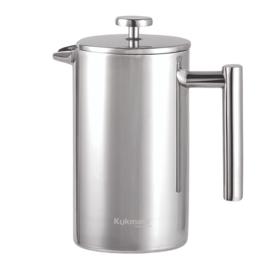 Френч-пресс из нержавеющей стали, с двойными стенками, 1000мл ФП-01