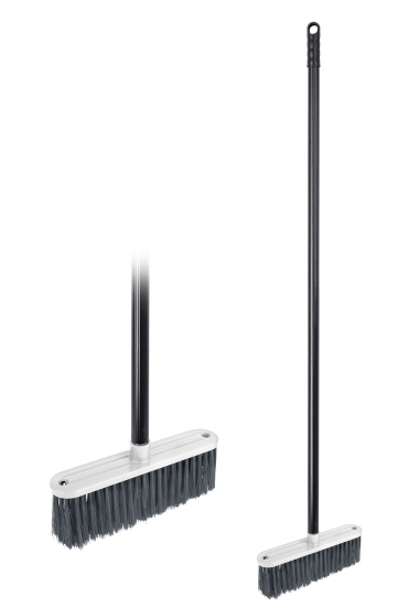 Щетка для пола "Good" L235мм с черенком (белый) 223210729/01