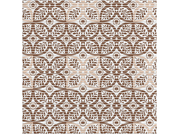 Коврик для ванной комнаты "ПРЕОБРАЖЕНИЕ" 0,65х15 м 205PT-brown,,