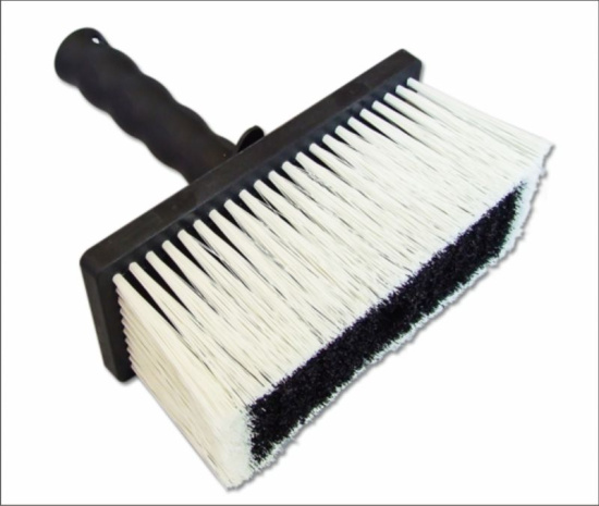 Кисть-макловица 160х60 мм, искусственная щетина, пластиковый корпус, пластиковая ручка 02-21-161