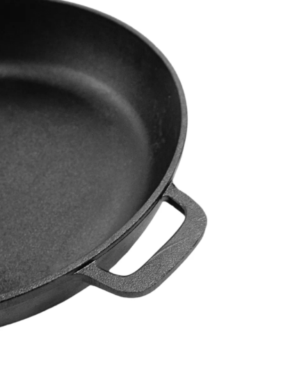 Жаровня чугунная с двумя ручками,26см 1826