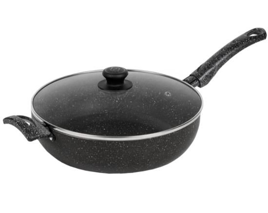 Сотейник 260 мм, 2 руч., ст./кр, а/п. Easy Stone. Алюминий марки А5 6926352