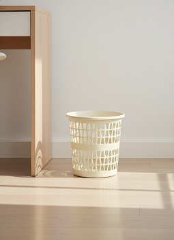 Корзина для мусора "Феста" 11л слоновая кость С722СЛК