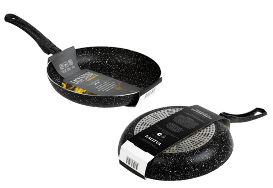 Сковорода 260 мм, 1 руч, б/кр, а/п. Easy Stone Induction. Алюминий марки А5 62682611