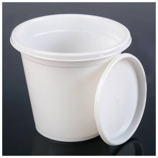 Горшок цветочный Эконом 10л с под белый М7257