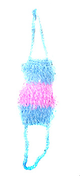 Детская мочалка двойная ручная работа Детская мочалка двойная ручная работа