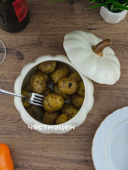 Форма для запекания с крышкой Repast Rich harvest Тыква 1л 16*16*13см 61433