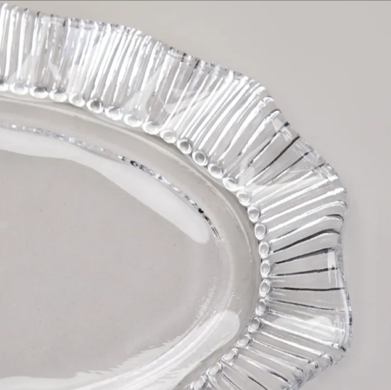 БЛЮДО СЕРВИРОВОЧНОЕ "CRYSTAL PEARL" 25,5Х16,5 СМ 675-110