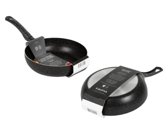 Сотейник 240 мм, 1 руч, б/кр, а/п. Easy Stone. Алюминий марки А5 6924152