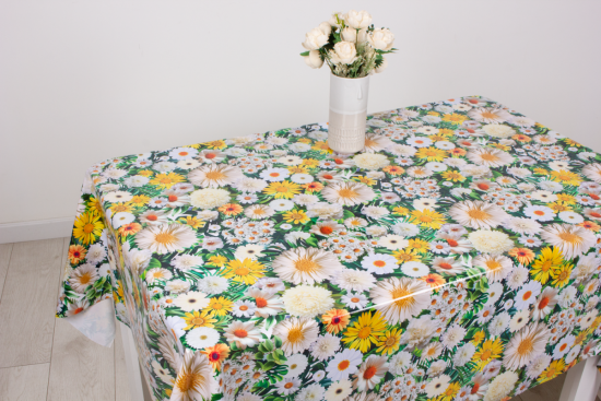 Клеенка 140см Глянец Луговые ромашки GX-227А