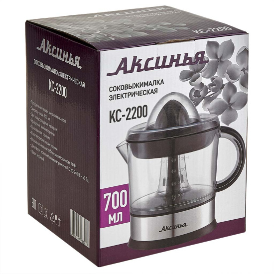 Соковыжималка АКСИНЬЯ КС-2200 черный