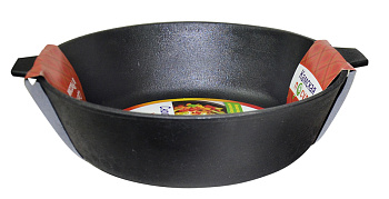 Сковорода чугунная с двумя ушками 280*80 у8080