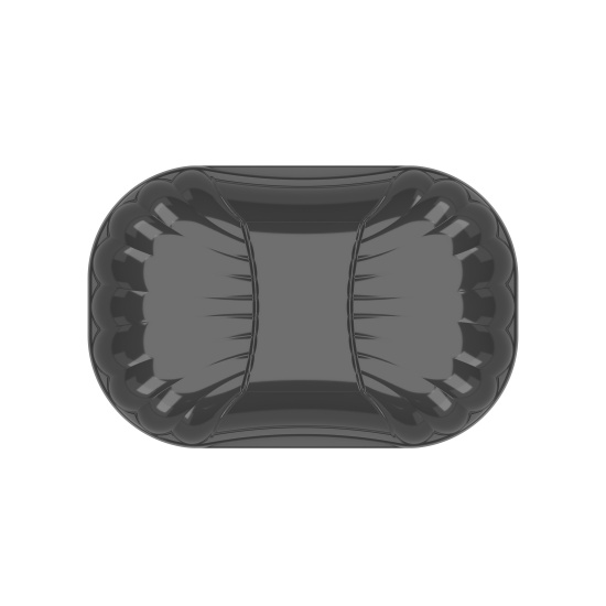 Мыльница дорожная "Фигурная" (графитовый) М8729