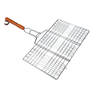 GRILLBOOM Решетка-гриль, хром, 45х33х20см,(104-029)