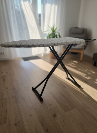 Гладильная доска на стальной сетке с х/б чехлом  110x33cm OLS-335-7