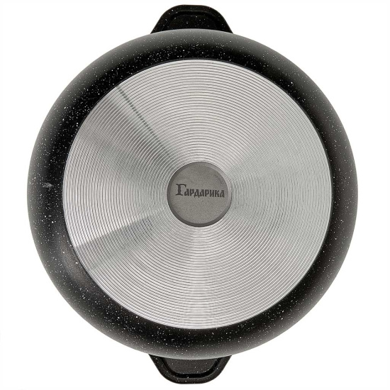 Кастрюля алюминиевая с антипригарным покрытием и стеклянной крышкой 3л серии "Орион" 1703-04-10