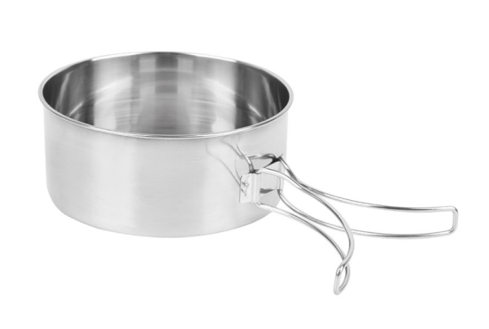 Набор посуды походный Camp-S12 из нержавеющей стали (4пр) 106941