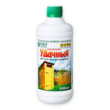 Удачный-биопрепарат для туалетов 0,5л 