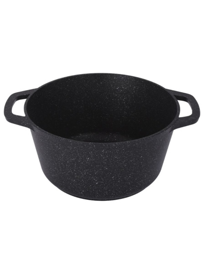 Кастрюля 6,5л со стекл. кр. АП (темный мрамор) кмт652а Кастрюля 6,5л со стекл. кр. АП (темный мрамор) кмт652а