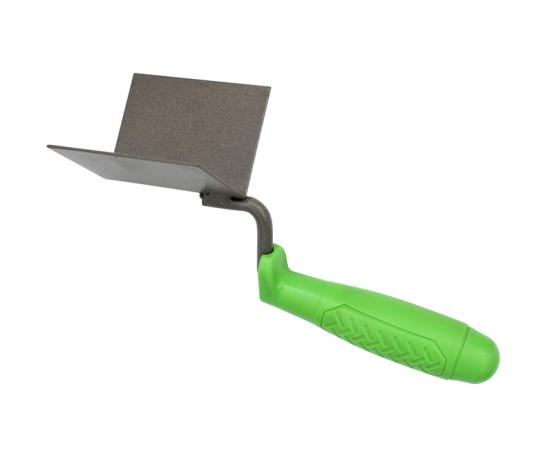 Кельма для внешних углов 80*60*60мм, порошковая окраска,  пластиковая ручка 02-15-007