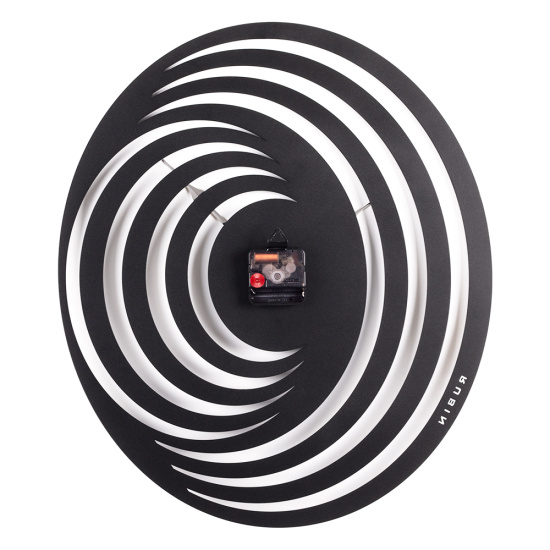 Часы настенные из металла 50*43см, открытая стрелка, черный "Магнетик" "Рубин" 5043-001,,