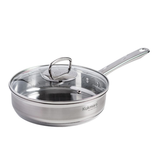 Сковорода линии "ORION" 1,7 литра, диаметром 22 см, со стеклянной крышкой ORN-FP1722G Сковорода линии "ORION" 1,7 литра, диаметром 22 см, со стеклянной крышкой ORN-FP1722G