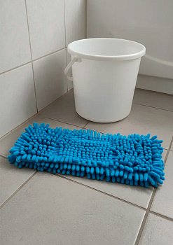 Насадка для швабры Синель EZ005 на резинке голубая