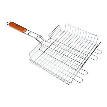 GRILLBOOM Решетка-гриль, хром, 23х29х6см,(104-028)