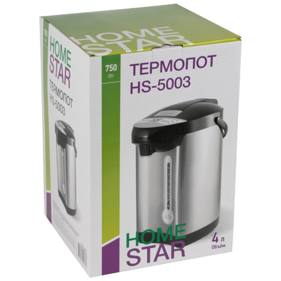 Термопот Homestar HS-5003 (4л, 750Вт, повторное кипячение) 004151