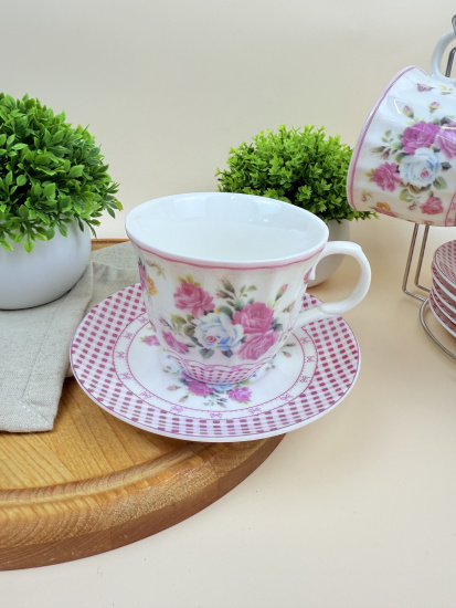 Сервиз на м/подст. (12 пр.) Lavenir 220 мл, 14 см, C03-Z059 12M фарфор 71342