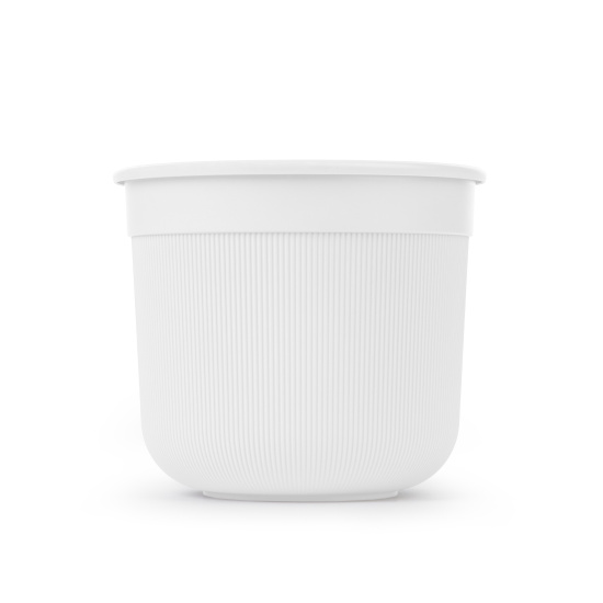 Горшок цв."Сканди" 1л (с дренажной вставкой)(белый) М9158