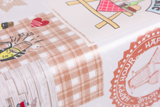 Клеенка 140см "Mirror" Пикник GX-271A