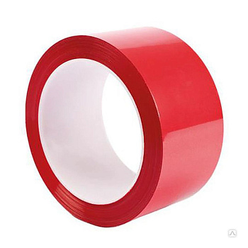 Лента клейкая красная 48мм*66м*43мкм  Лента клейкая красная 48мм*66м*43мкм