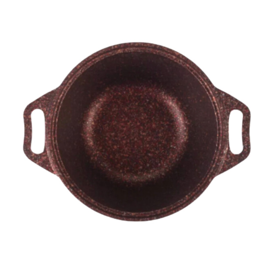 Кастрюля 1,0л со стекл. кр. АП "Granit ultra" (red) кга12а