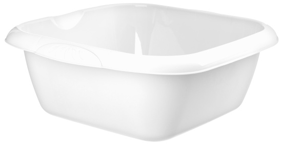 Таз универсальный "Good" квадратный 6л (белый) 223201129/01