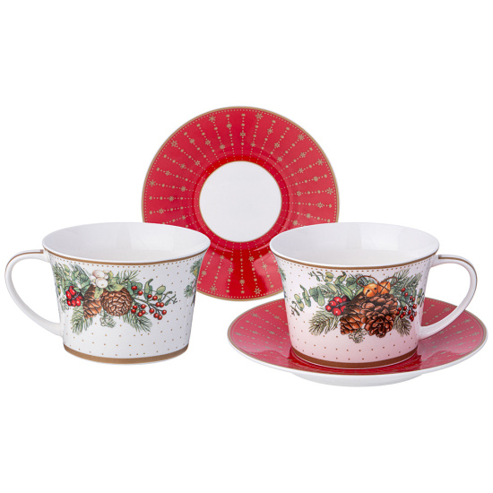 ЧАЙНЫЙ НАБОР LEFARD "CELEBRATION" НА 2 ПЕР. 4 ПР. 250 МЛ (КОР=12НАБ.) (760-812)