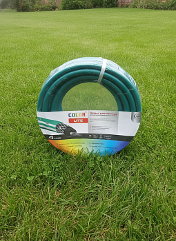 Шланг поливочный армированный "Стандарт Проф" COLOR LITE, зеленый d=18мм, 25п.м.