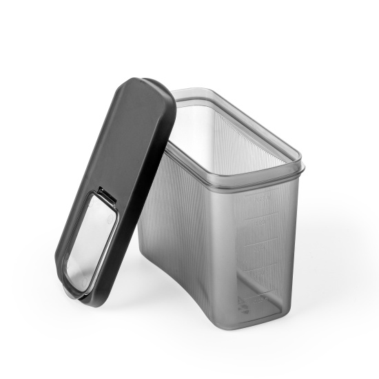 Емкость для сыпучих продуктов "Лайн" 1,5л (графитовый) М9004