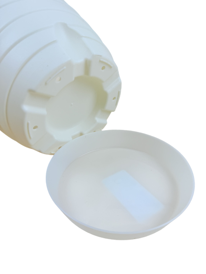 Горшок для цветов 2,7л Бриз бежевый светлый