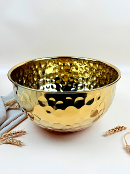 Миска 24см в золоте OLS-126-5