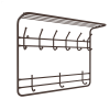 Вешалка 2-х ярусная 80см (9) Коричневый