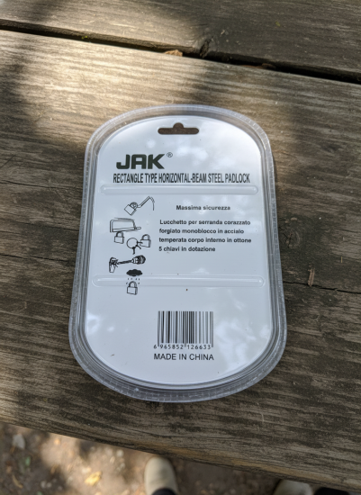 Замок навесной 63 мм с порошковым покрытием OLS-381-7