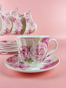 Сервиз на м/подст. (12 пр.) Lavenir 220 мл, 14 см, C03-F149 12M фарфор 100365