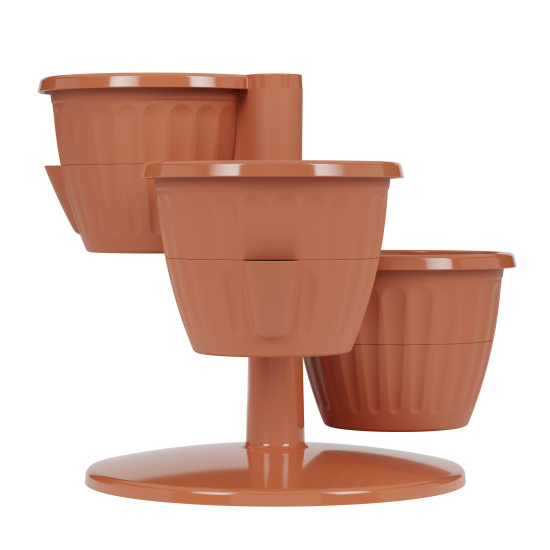 Горшок цв. "Каскад" 0,7л (терракотовый) М8068