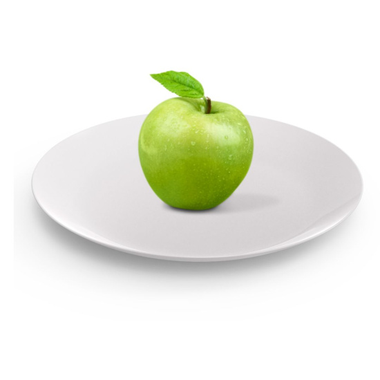 Тарелка плоская "Натура" d200мм белая С945БЕЛ 